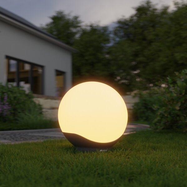 STEINEL Σετ εκκίνησης Sphera 400C, λευκό/μαύρο, RGBWW, IP65, ρυθμιζόμενος, Λευκό, Πλαστικό, σύγχρονο