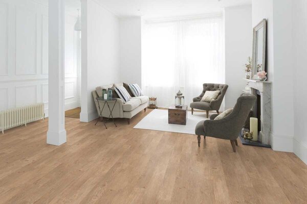 LVT Βινυλικό Δάπεδο Hydrocork Castle Raffia Oak