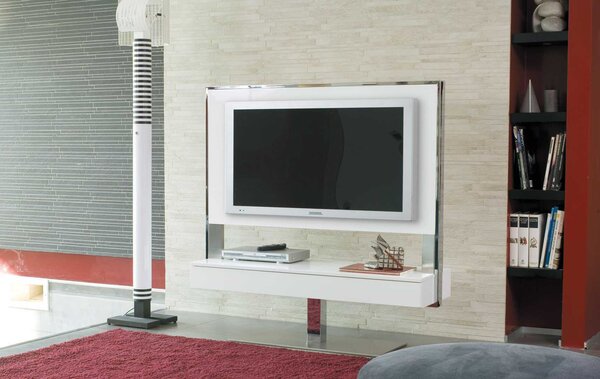 Έπιπλο TV Tecno Varnished steel 110x45x141