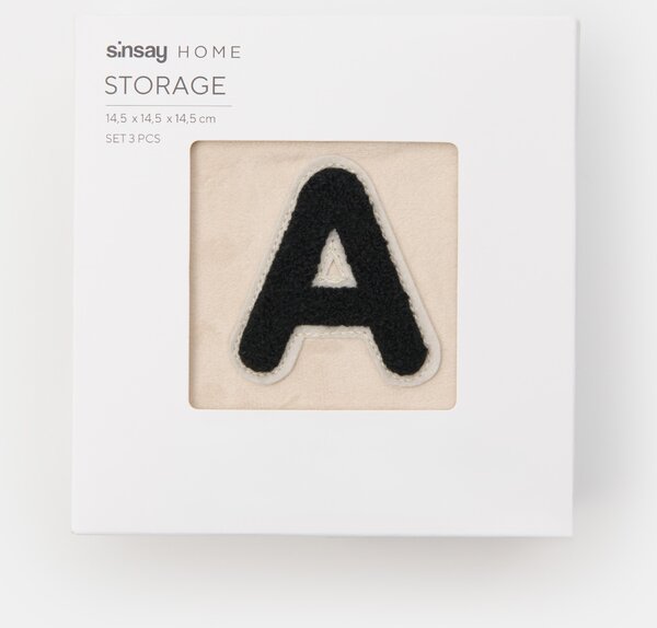Sinsay - Κουτί αποθήκευσης 3 πακέτο - πολυχρωμο