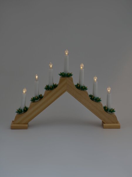 Sinsay - Χριστουγεννιάτικος LED κηροστάτης Advent - μπεζ