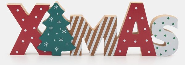 Sinsay - Χριστουγεννιάτικο διακοσμητικό „XMAS” με χριστουγεννιάτικο δέντρο - πολυχρωμο
