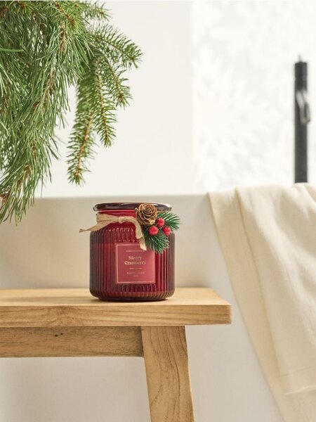 Sinsay - Αρωματικό κερί Merry Cranberry - κοκκινο