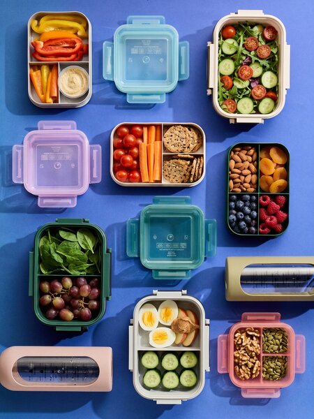 Sinsay - Lunch box με θήκες - ανοιχτό γκρι