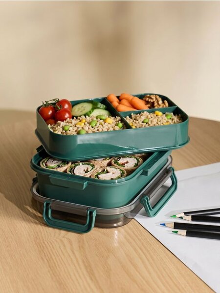 Sinsay - Lunch box με θήκες - γαλαζοπρασινο