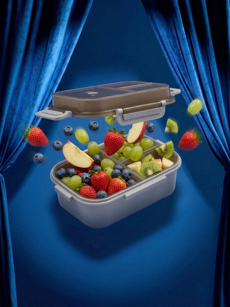 Sinsay - Lunch box με θήκες - ανοιχτό γκρι