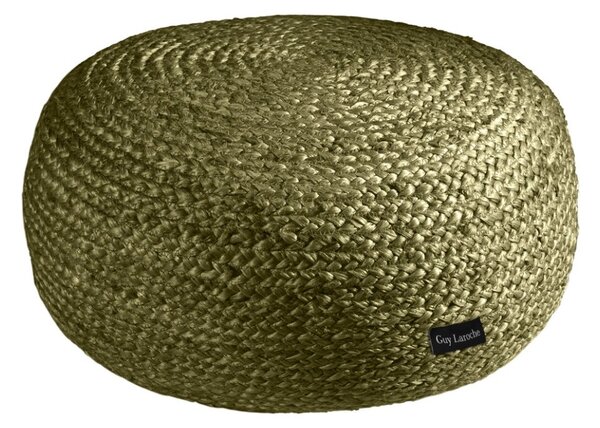 Πουφ (Φ50x25) Guy Laroche Ottoman Olive