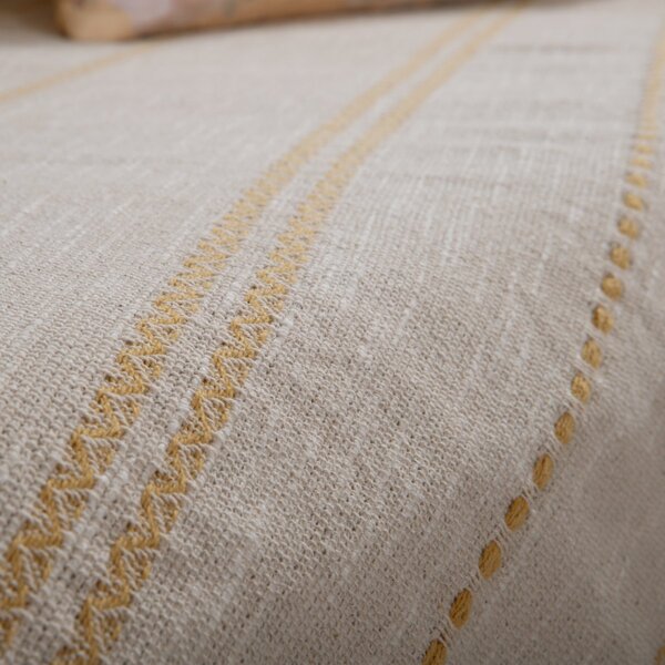 Ριχτάρι Καναπέ Διθέσιου (180x250) Nef-Nef Homeware Bleeze Natural - Yellow