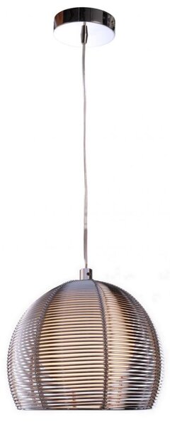 Deko-Light 342029 - Κρεμαστό φωτιστικό οροφής FILO 1xG9/40W/230V διάμετρος 16 cm ασημί