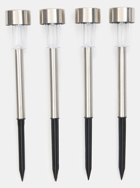 Sinsay - Ηλιακά LED φώτα 4 pack - ασημι