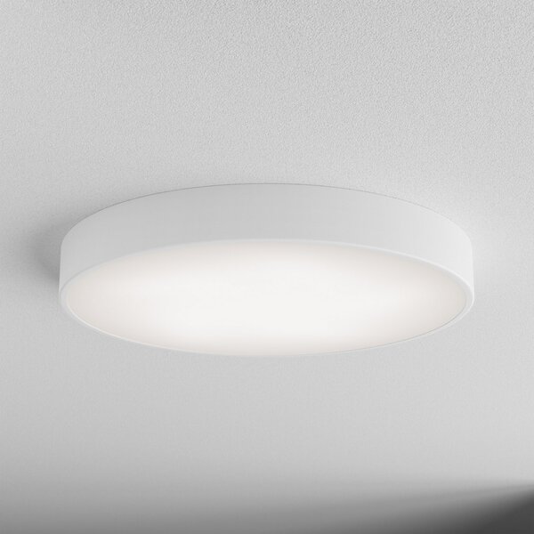 TEMAR LIGHTING Φωτιστικό οροφής Cleo, Ø 60 cm, IP20, λευκό, μεταλλικό, E27, ρυθμιζόμενος, Λευκό, Σαλόνι / τραπεζαρία, Μέταλλο, σύγχρονο