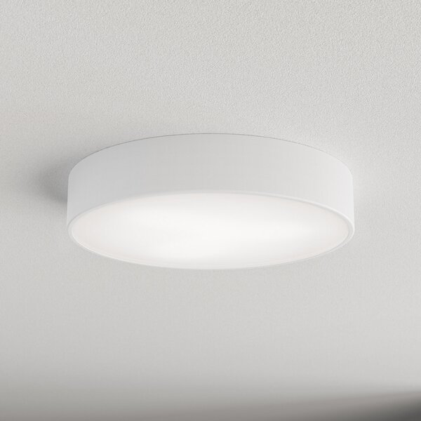 TEMAR LIGHTING Φωτιστικό οροφής Cleo 400, IP54, Ø 40 cm λευκό, ρυθμιζόμενος, Λευκό, Σαλόνι / τραπεζαρία, Μέταλλο, σύγχρονο