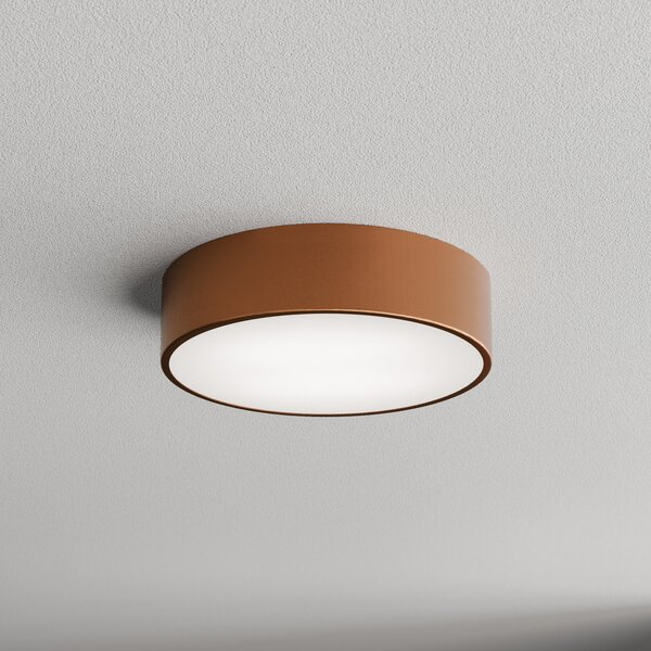 TEMAR LIGHTING Φωτιστικό οροφής Cleo 300, IP54, Ø 30 cm χαλκός, ρυθμιζόμενος, Χαλκού, Σαλόνι / τραπεζαρία, Μέταλλο
