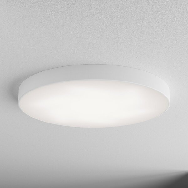 TEMAR LIGHTING Φωτιστικό οροφής Cleo, Ø 78 cm, IP20, λευκό, μέταλλο, E27, ρυθμιζόμενος, Λευκό, Σαλόνι / τραπεζαρία, Μέταλλο, σύγχρονο