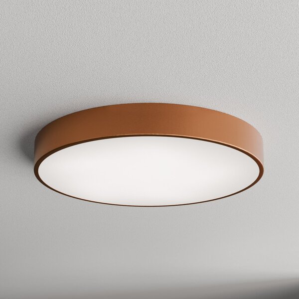 TEMAR LIGHTING Φωτιστικό οροφής Cleo 600, Ø 60 cm χαλκός, ρυθμιζόμενος, Χαλκού, Σαλόνι / τραπεζαρία, Μέταλλο