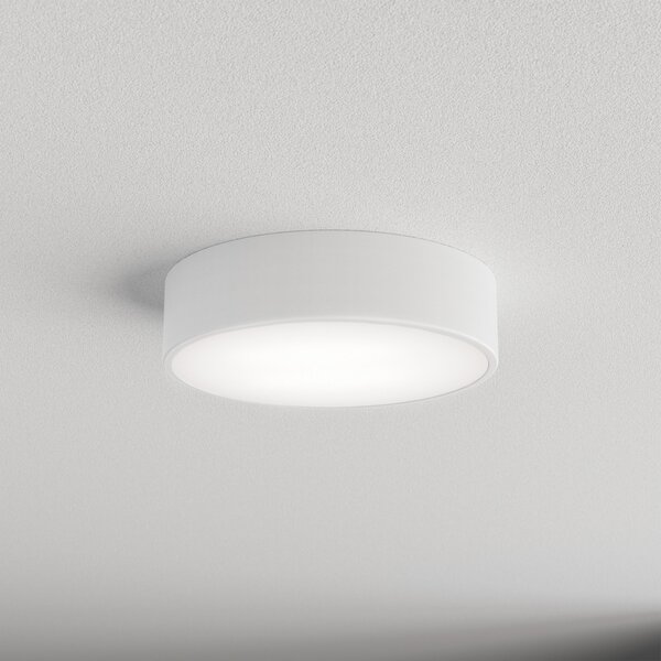 TEMAR LIGHTING Φωτιστικό οροφής Cleo, Ø 30 cm, IP20, λευκό, μέταλλο, E27, ρυθμιζόμενος, Λευκό, Σαλόνι / τραπεζαρία, Μέταλλο, σύγχρονο