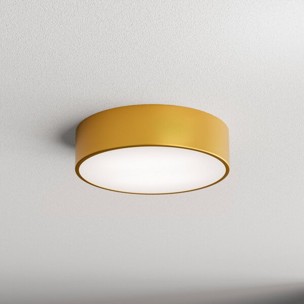 TEMAR LIGHTING Φωτιστικό οροφής Cleo 300, IP54, Ø 30 cm χρυσό, ρυθμιζόμενος, Χρυσό / Ορείχαλκου, Σαλόνι / τραπεζαρία, Μέταλλο