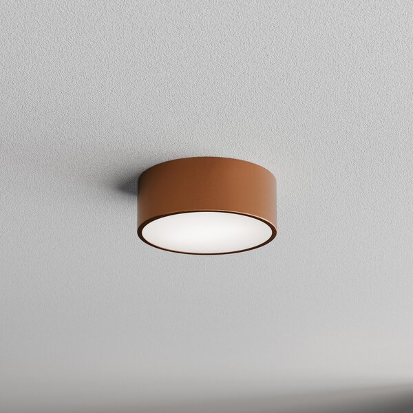TEMAR LIGHTING Φωτιστικό οροφής Cleo, Ø 20 cm, IP54, χάλκινο, μέταλλο, E27, ρυθμιζόμενος, Χαλκού, Μπάνιο, Μέταλλο