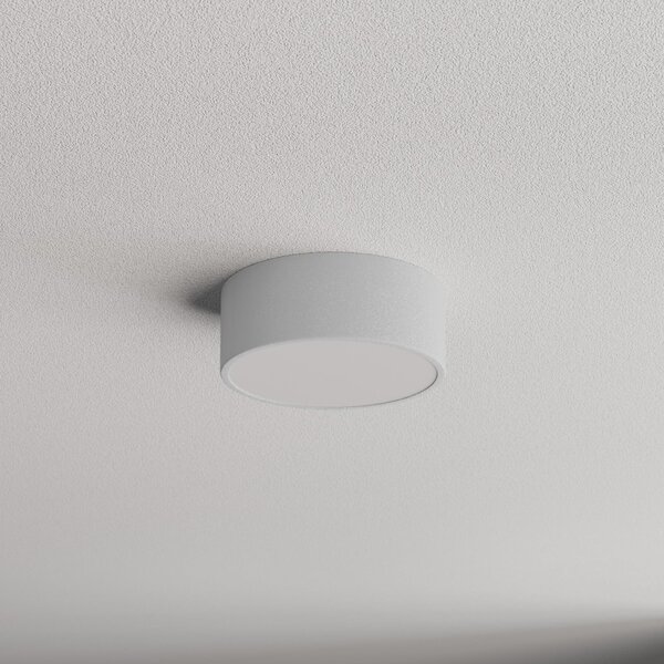 TEMAR LIGHTING Φωτιστικό οροφής Cleo 200, γκρι, αισθητήρας, IP20, Ø 20 cm, E27, ρυθμιζόμενος, Γκρι, Σαλόνι / τραπεζαρία, Μέταλλο, σύγχρονο