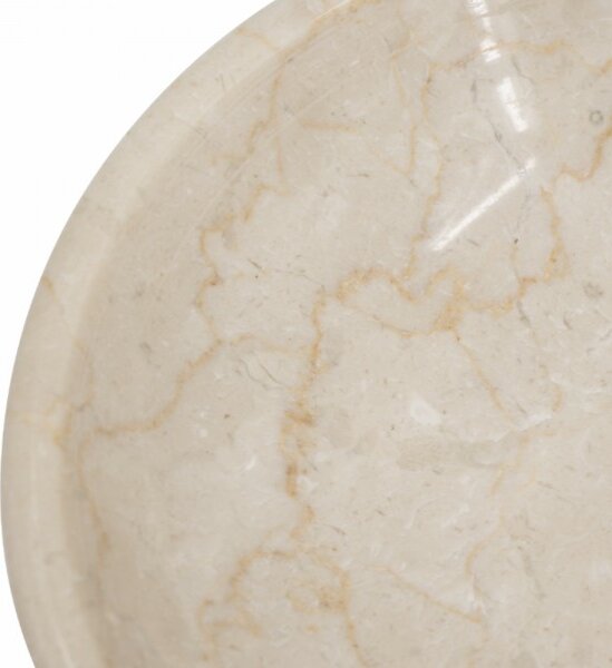 Artekko Artekko Marble Μπολ Μαρμάρινο Μπεζ (18x18x10)cm 86454