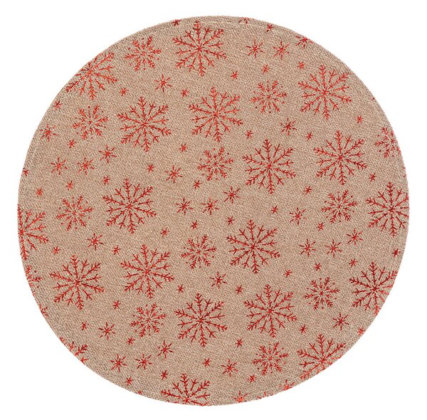 Χριστουγεννιάτικο Σουπλά (Φ38) A-S Red Snowflake 208502B