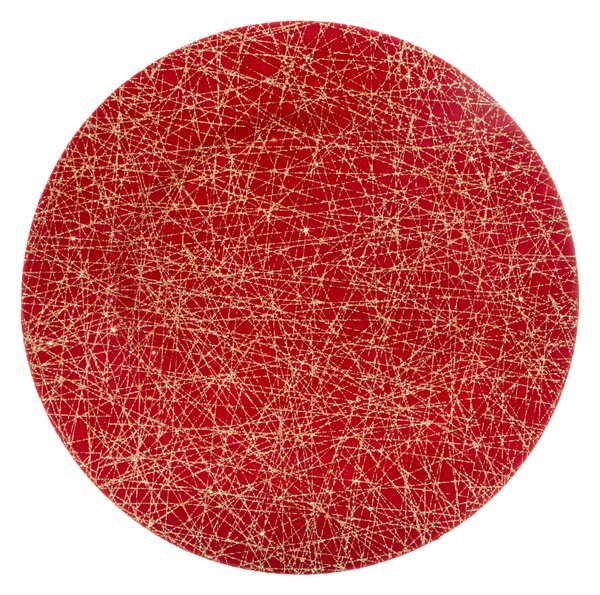 Χριστουγεννιάτικη Πιατέλα (Φ33) A-S Lignes Red 152129C