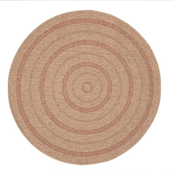 Στρογγυλό Χαλί Καλοκαιρινό (Φ240) Royal Carpet Avanos 8863 Tobacco