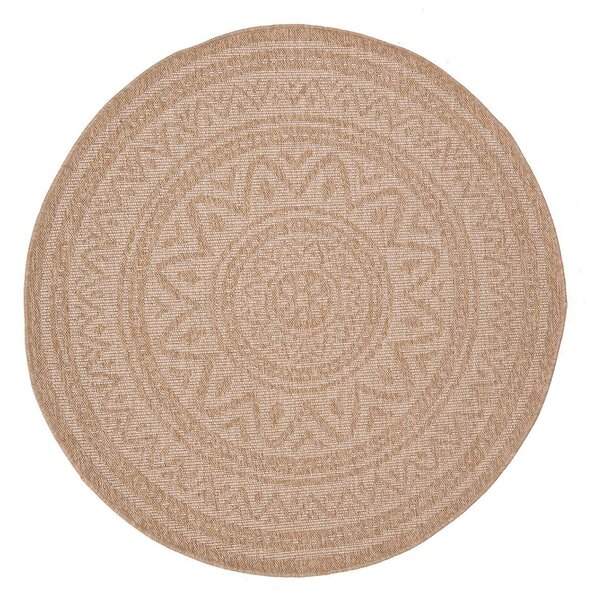 Στρογγυλό Χαλί Καλοκαιρινό (Φ200) Royal Carpet Avanos 8871 White