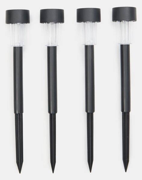 Sinsay - Ηλιακά LED φώτα 4 pack - μαυρο