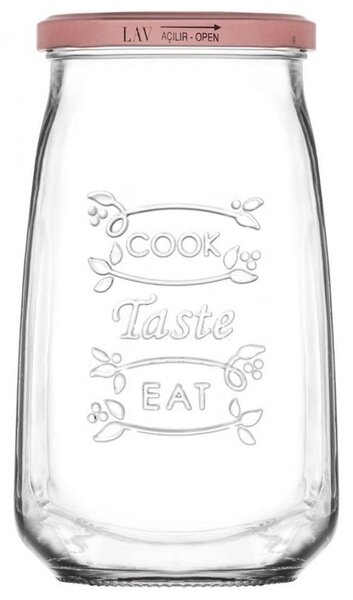 Βάζο Αποθήκευσης Tasty LVTAS105105Z 1050ml Clear-Bronze Lav