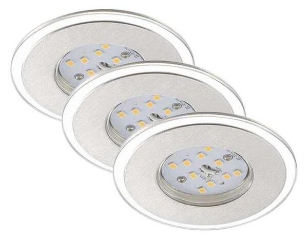 Briloner 7197-039-ΣΕΤ 3x Φωτιστικό μπάνιου dimming LED LED/4,5W/230V IP44