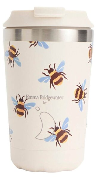 Ποτήρι Θερμός Emma Bridgewater Chilly's με χωρητικότητα 340ml και διατήρηση θερμοκρασίας 6h ζεστό - Bumblebee Blue Wing