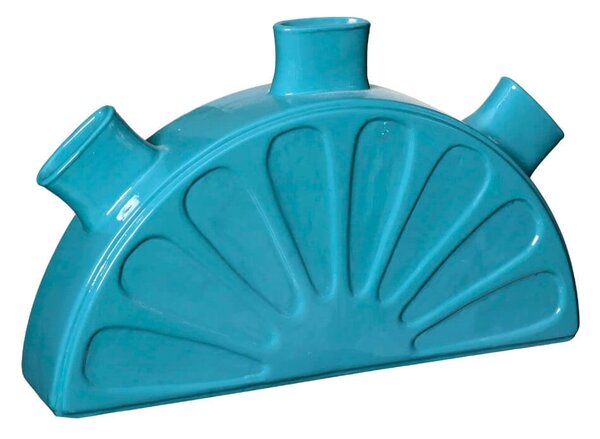 Διακοσμητικό Βάζο Lemon με διαστάσεις 19x5.5x12cm - Blue