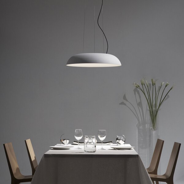Martinelli Luce Maggiolone κρεμαστό 930 60cm λευκό, ρυθμιζόμενος, Λευκό, Σαλόνι / τραπεζαρία, Μέταλλο, σχεδιασμός