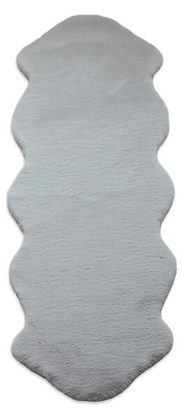 Χαλί Διαδρόμου Γούνινο (80x200) New Plan Puffy FC6 Light Grey