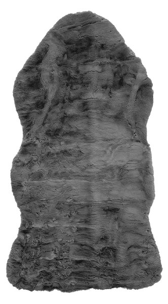 Χαλί Διαδρόμου Γούνινο (80x150) Polcarpet Rabbit Animal Shape D.Grey