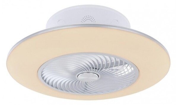 Ανεμιστήρας Οροφής LED 36W Λευκό-Ασημί Kello 03623 Globo Lighting 03623 Λευκό-Ασημί