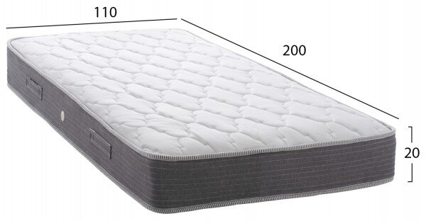 ΣΤΡΩΜΑ DREAMTOPIA ΣΕΙΡΑ LULLABY ALOE VERA HM655.110-200 BONNELL SPRING 110x200 εκ