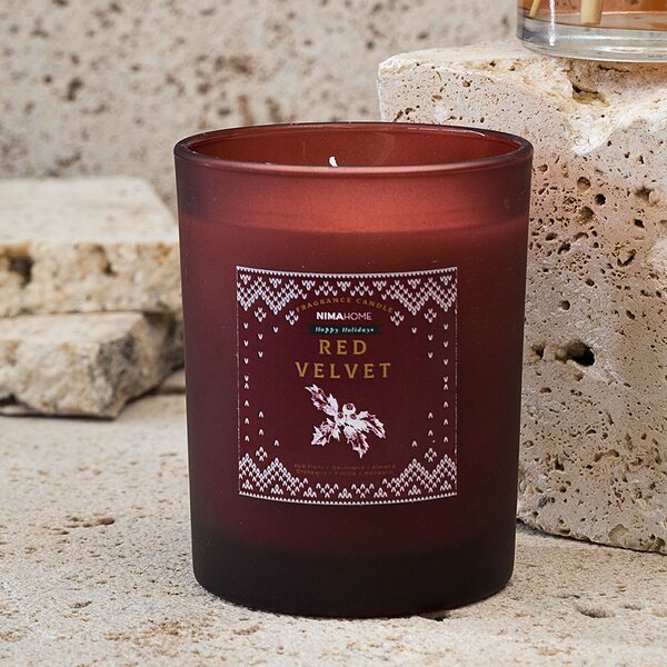 Αρωματικό Κερί 160gr Nima Aroma Red Velvet