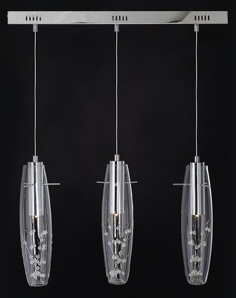 Φωτιστικό Οροφής LED Aca Vani VANI659LEDP Chrome