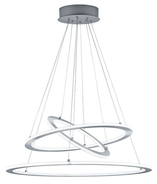 Φωτιστικό Οροφής Led Durban 321910307 Ø80x200cm Nickel Trio Lighting