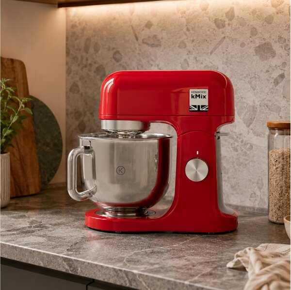 Κουζινομηχανή Kenwood kMix KMX750AAR Με Ισχύ 1000W, 6 Ταχύτητες Και Χωρητικότητα 5L - Red