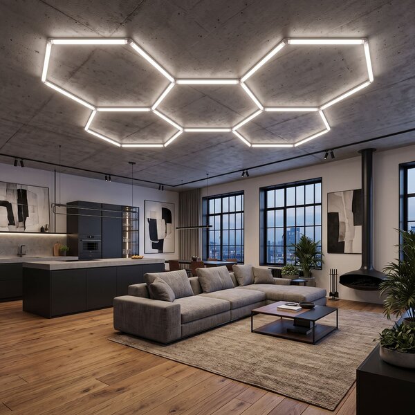 Φωτιστικό LED HEXAGON JNH051-H White