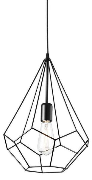 Φωτιστικό Οροφής Ampolla-3 148175 30x60/120cm 1xE27 60W Black Ideal Lux