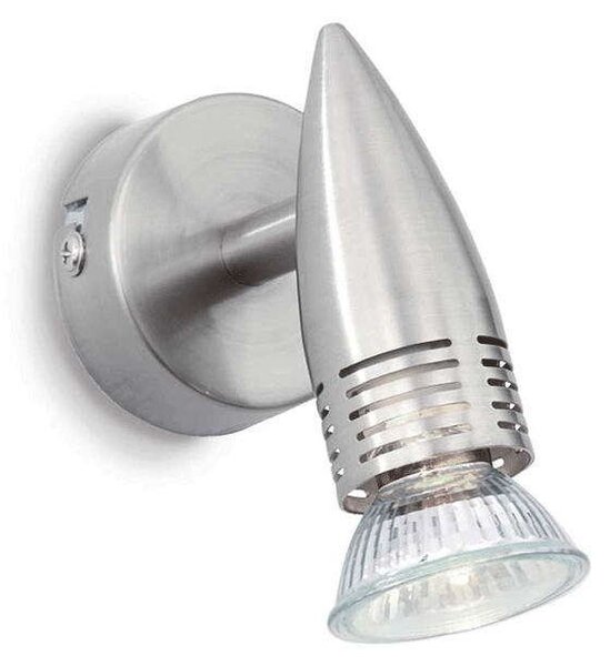 Φωτιστικό Σποτ Alfa 009377 6x11x11cm 1xGU10 50W Nickel Ideal Lux