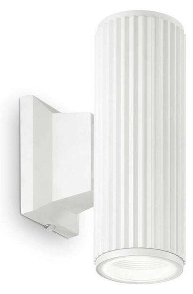 Φωτιστικό Τοίχου Base 129457 6,5x11,5x18cm 2xGU10 28W White Ideal Lux