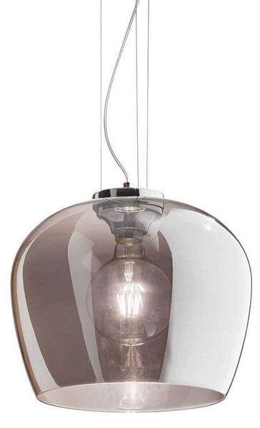 Φωτιστικό Οροφής Blossom 241517 32x34/243cm 1xE27 60W Smoke Ideal Lux