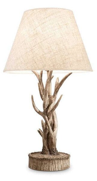 Φωτιστικό Επιτραπέζιο Chalet 128207 41x65cm 1xE27 60W Brown Ideal Lux