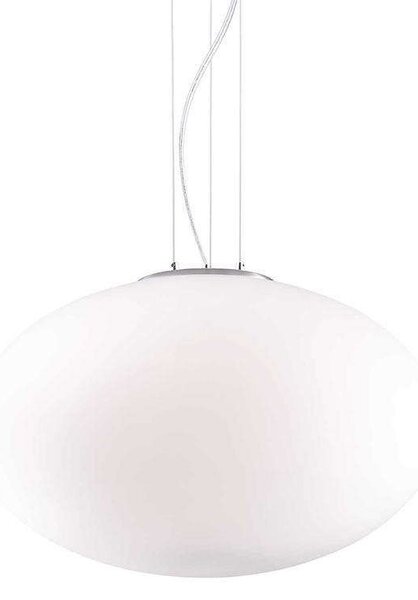 Φωτιστικό Οροφής Candy 086743 50x34/243cm 1xE27 60W White Ideal Lux