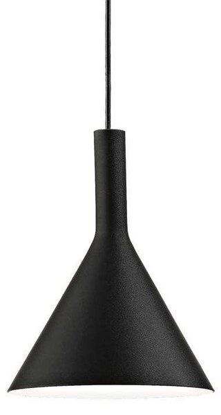 Φωτιστικό Οροφής Cocktail 074344 20x32/241cm 1xE14 40W Black Ideal Lux